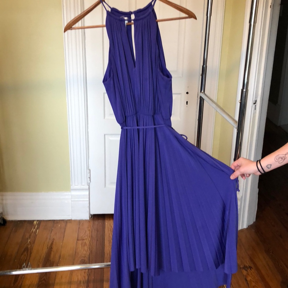 Purple high to low dress - Picture 5 of 5